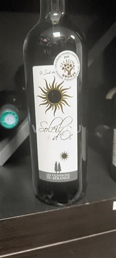 Languedoc ja Roussillon Pays d'Oc Les Vignerons du Bérange Soleil d'Oc 2017