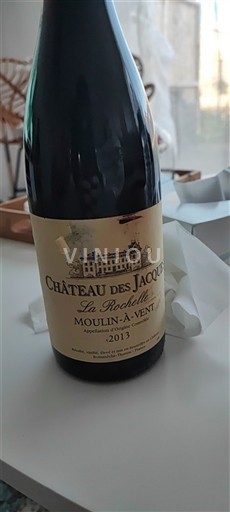 Beaujolais Moulin-à-vent Château S Jacques La Rochelle 2013