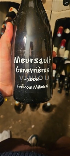 Borgoña No especificado Premier Cru François Mikulski Genevrières 2008