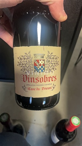 Vinos Rouge sec Cave du Prieuré 2019 Francia Valle del Ródano Vinsobres AOC