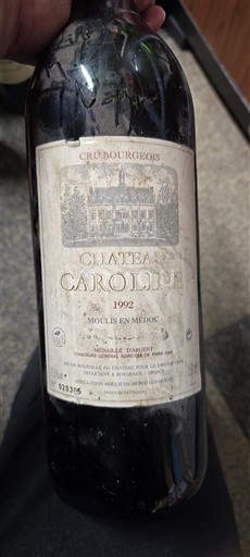 Bordeaux Moulis-en-Médoc Château Caroline 1992