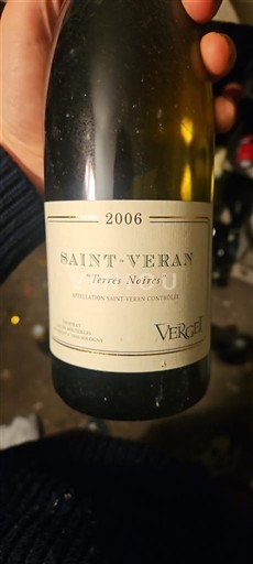 Burgundija Saint-Véran Verget Terres Noires 2006