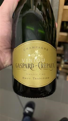 Champaña Champán Grand Cru Gaspard-Crépaux Brut Tradition Sin añada