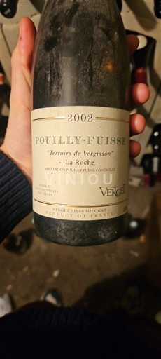 Burgundi Pouilly-fuissé Verget La Roche - Terroirs de Vergisson 2002