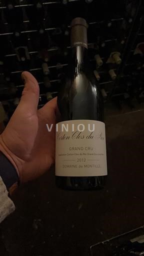 Vinos Rouge sec Corton Clos du Roi Domaine Montille 2012 Francia Borgoña Corton AOC Grand Cru