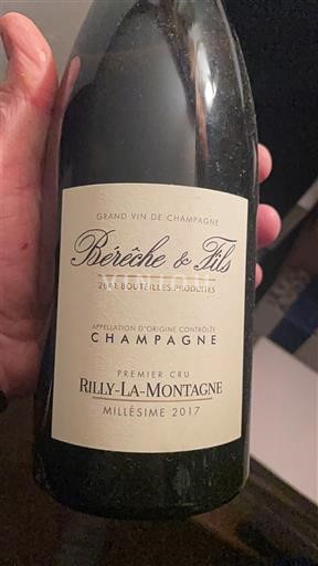 Champaña Champán Premier Cru Bérêche & Fils Rilly-la-Montagne 2017