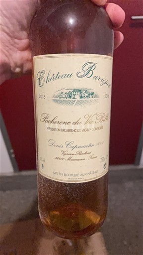 Tây Nam Pacherenc-du-vic-bilh Château Barrejat 2016