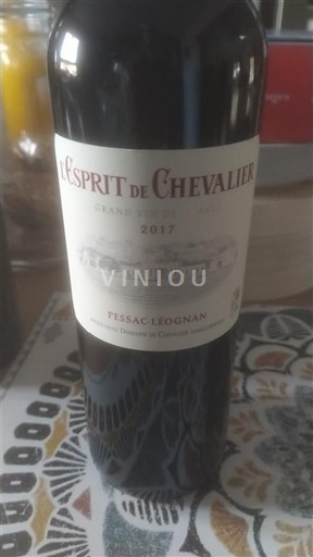 Bordeaux Pessac-Léognan Domaine Chevalier L'Esprit de Chevalier 2017
