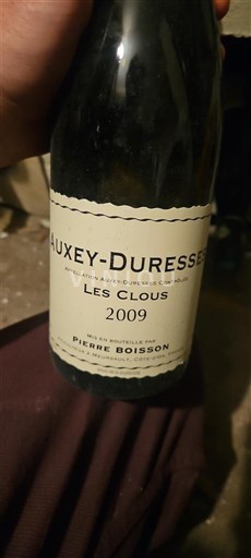 Burgundy Auxey-Duresses Pierre Boisson Les Clous 2009