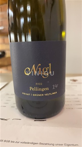 Nederøstrig Kremstal DAC Nigl Ried Pellingen Privat Grüner Veltliner 2019