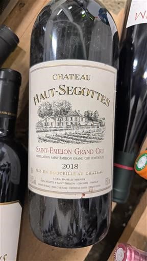 Bordeaux Saint-Émilion Grand Cru Château Haut-Segottes 2018