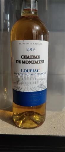 Bordeaux Loupiac Château Montalier 2019