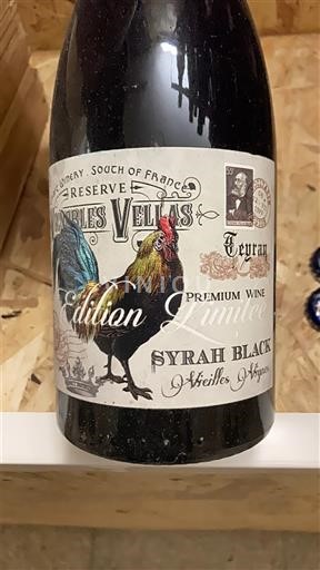 Languedoc ja Roussillon Pays d'Oc Teyran Edition Limitée Syrah Black Vieilles Vignes 2022