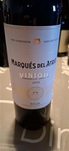La Rioja Rioja Marqués del Atrio Reserva 2018