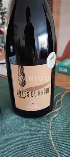 Rhônedalen Côtes du Rhône Présidente 2021
