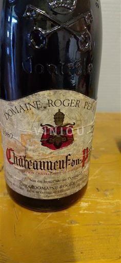 Rhônevallei Châteauneuf-du-Pape Domaine Roger Perrin 1989