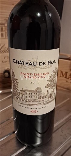 Bordeaux Saint-Émilion Grand Cru Grand Cru Château Rol 2017