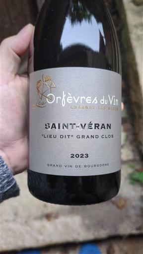 Burgundija Saint-Véran Orfèvres du Vin "Lieu Dit" Grand Clos 2023