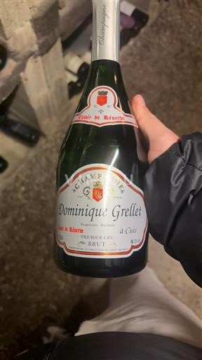 Champaña Champán Premier Cru Dominique Grellet de Réserve Sin añada