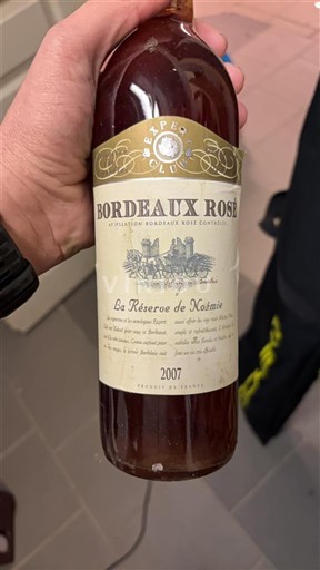 Burdeos Bordeaux rosado La Réserve de Noémie 2007