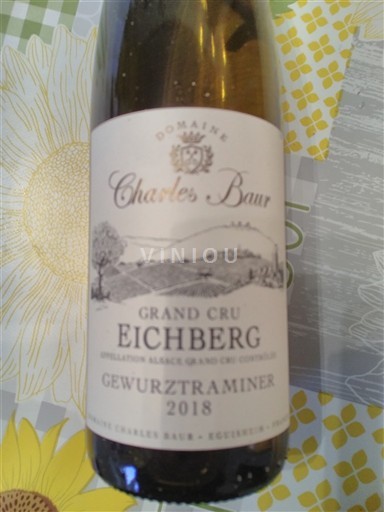 Alsazia Non specificato Grand Cru Domaine Charles Baur Eichberg 2018