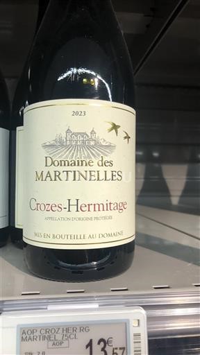 Rona dolina Crozes-hermitage Domaine S Martinelles 2023