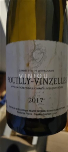 Bourgogne Pouilly-vinzelles Maison Têtevin 2017