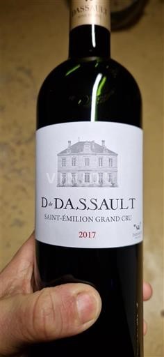 Bordeaux Saint-Émilion Grand Cru Grand Cru Château Dassault D de Dassault 2017