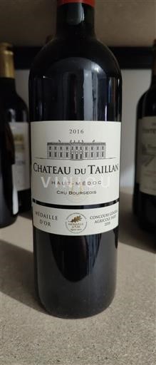 Bordeaux Haut-Médoc Cru Bourgeois Château Taillan 2016