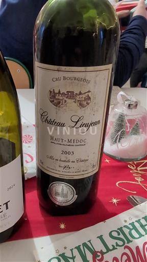 Bordeaux Haut-Médoc Cru Bourgeois Château Lieujean 2003