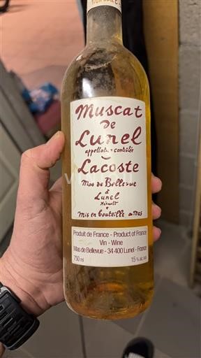 Langvedok Muskat Lunel Lacoste Neleten.