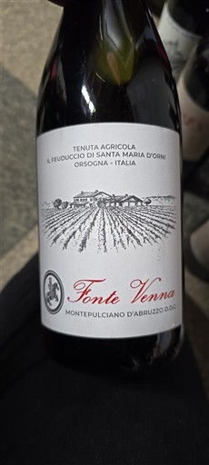 Abruzos Montepulciano d'Abruzzo Il Feuduccio di Santa Maria d'Orni Fonte Venna 2021