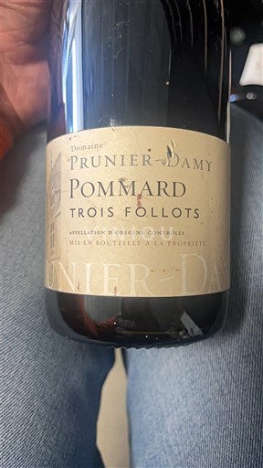 Bourgogne Pommard Domaine Prunier-Damy Trois Follots 2009