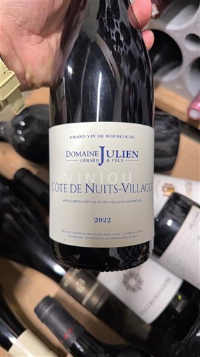 Burgundsko Côte de nuits villages Domaine Gérard Julien & Fils 2022