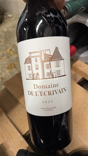 Bordeaux Domaine L'Écrivain 2022