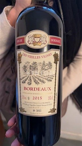 Burdeos Bordeaux Les Vieilles Vignes 2015