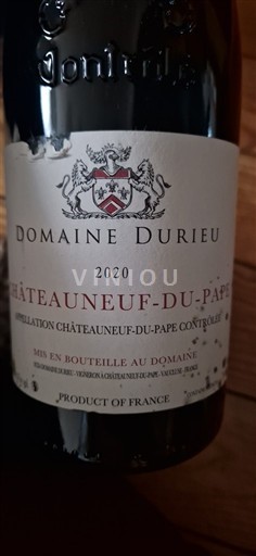 Rona dolina Châteauneuf-du-Pape Domaine Rieu 2020