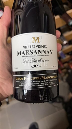 Vinhos Rouge sec Les Duchesses Vieilles Vignes Jean-Philippe Marchand 2021 França Borgonha Marsannay AOC