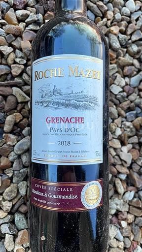 Languedoc-Roussillon Pays d'Oc Roche Mazet Spéciale Rondeur & Gourmandise 2018