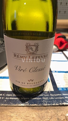 Bourgogne Viré-clessé Rémy Lefevre Icke årgångsbetecknad