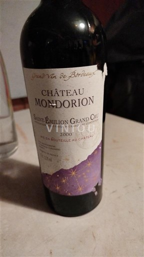 Bordeaux Saint-Émilion Grand Cru Grand Cru Château Mondorion 2000