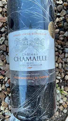 Bordeaux Blaye-côtes-de-bordeaux Château Chamaille 2016