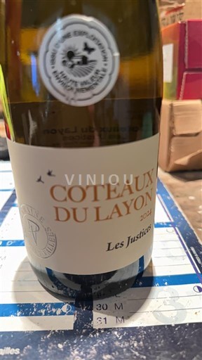 Loiredalen Coteaux-du-Layon Domaine S Forges Les Justices 2021