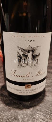 Bourgogne Bourgogne Aligoté Famille Masse Vieilles Vignes 2022