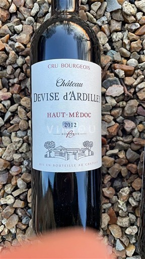 Bordeaux Haut-Médoc Cru Bourgeois Château Vise d'Ardilley 2012