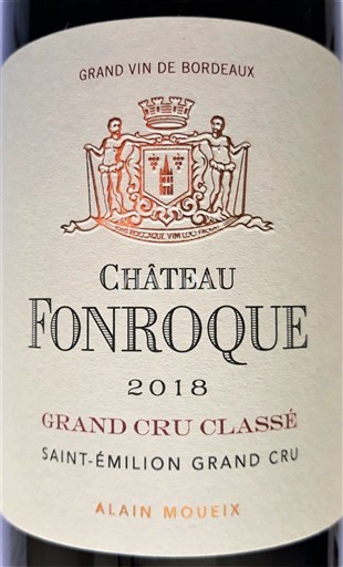 Bordeaux Saint-Émilion Grand Cru Château Fonroque Grand Cru Classé 2018