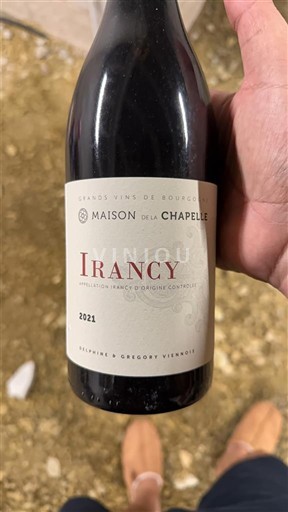 Bourgogne Irancy Maison de la Chapelle 2021