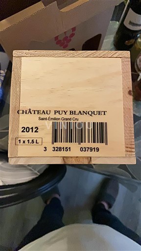 Bordeaux Saint-Émilion Grand Cru Grand Cru Château Puy Blanquet 2012