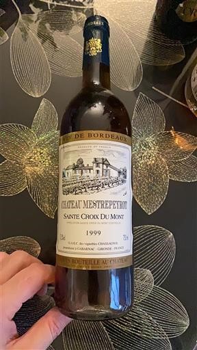 Burdeos Sainte-Croix-Du-Mont Château Mestérepéret 1999
