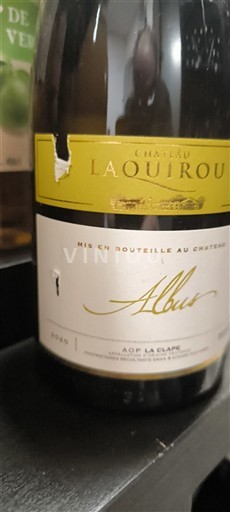 Linguadoca La Clape Château Laquirou Albus 2020